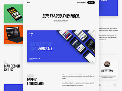 New Portfolio portfolio sports ui design web design