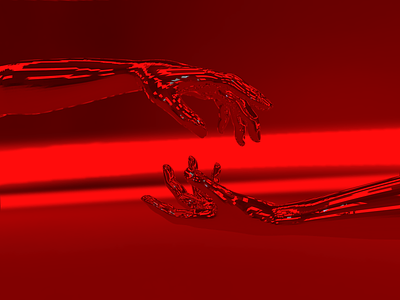Red passion | 3D Art 3d animation 3d art 3d artist 3d model design hands