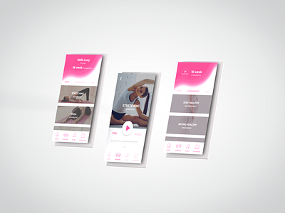 Eve | Pregnancy Aid App app app design application design product design ui ux vector