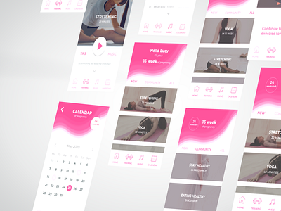 Eve | wireframe app design product design ui ux