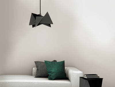 Hana pendant lamp | black design furniture design lamp lighting modern design product design