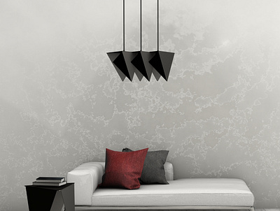Trio pendant lamp | black chandelier design furniture design lamp lighting modern design product design
