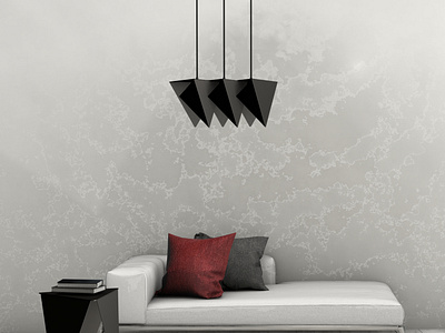 Trio pendant lamp | black