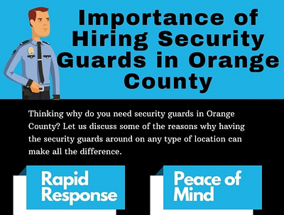 Importance of hiring security guards orange county