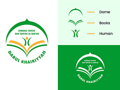 Islamic Logo Tahsin and Tahfiz Al-quran branding logo