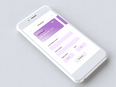 Daily UI 2 - Credit Card Checkout app dailyui dailyuichallenge design minimal ui ux uxdesign