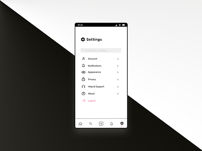 Daily UI 07 - Settings app daily 100 challenge dailyui dailyui007 dailyuichallenge design figma figmadesign minimal settings settings page settings ui ui ux uxdesign