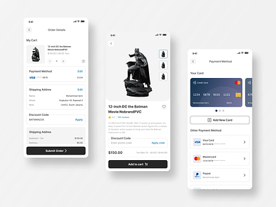 Checkout Screen App app app design branding checkout credit card dailyui design ecommerce illustration inspiration mobile checkout onboarding purchase ui ux visual design