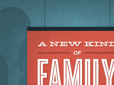 A New Kind of Family illustration typography