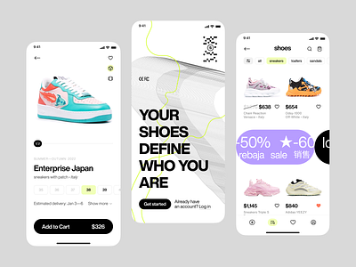 Shoes e-commerce app brand branding catalog creative design e commerce ecommerce fashion graphic design inspiration landing luxary mobile product shoes shop style ui ux