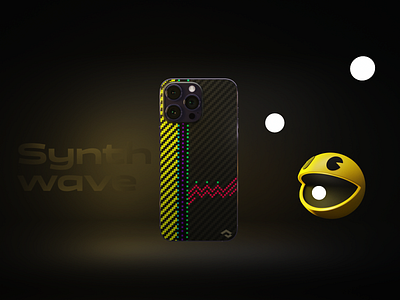 PITAKA Playoff SynthWave Case Design branding design graphic design