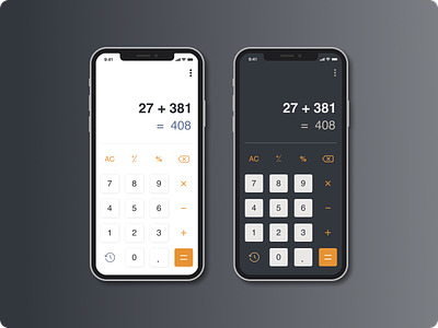 Daily Challenge 004 - Calculator app app design autolayout calculator calculator app challenge daily dailychallenge design grey grey colour ui ux