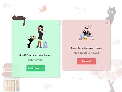 Daily UI challenge 011 - Flash Messages daily ui design error flash messages illustration success ui ux