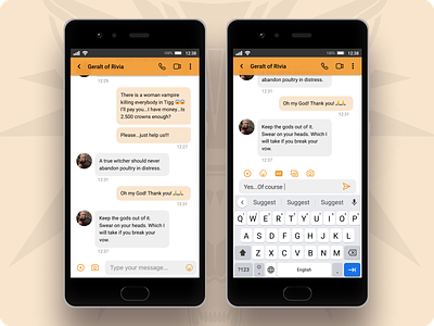Daily UI 013 - Direct messaging app app design daily ui design direct messaging message messaging ui ux