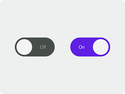 Daily UI 015 - On/Off Switch daily ui daily ui 015 design off on onoff switch switch ui