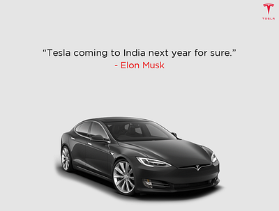 Tesla Social Media Post adobe photoshop graphic design