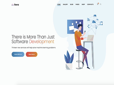 iTera – A Trendy IT Business WordPress theme