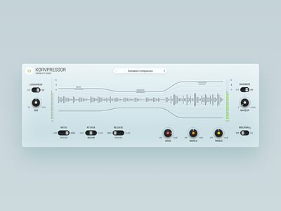 Korvpressor — Audio user interface design