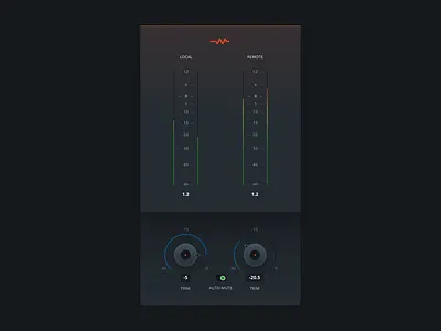 Sessionwire AAX, AU, and VST plugin UI design app application audio design gui interface knob music plugin sound ui vst