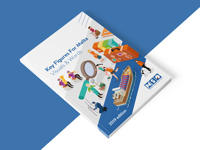 National Statistics Office | Booklet adobe illustrator adobe indesign booklet brand branding design freelancer graphic designer logo magazine malta