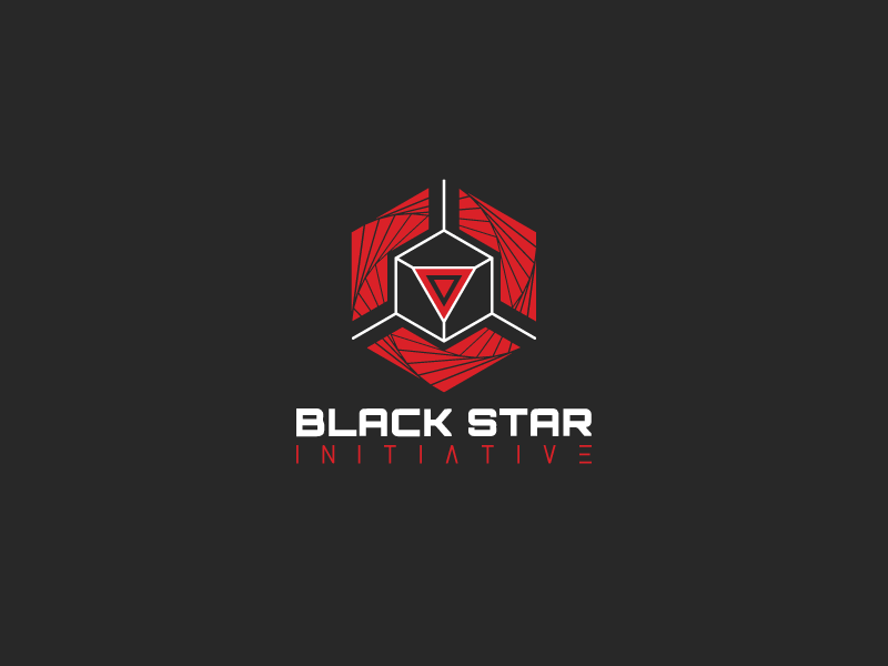 Black Star Initiative branding adobe illustrator black brand branding design freelancer gaming graphic designer logo malta sci fi