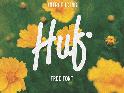 huf script font font font design freefont logodesign script