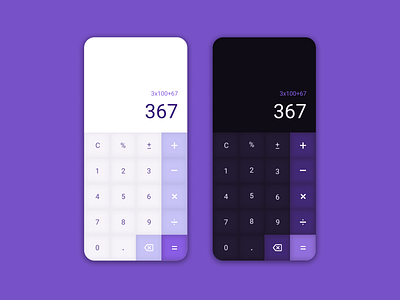 Daily UI 004 - Calculator calculator calculator ui daily 100 challenge daily ui dailyui dailyuichallenge