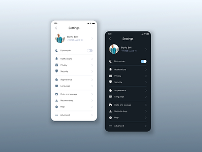 Settings Page - DailyUI 007