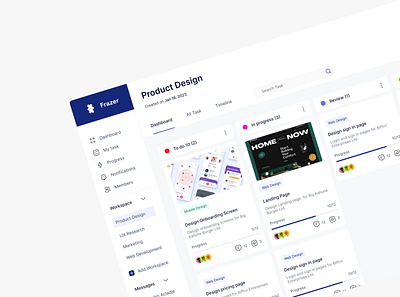 SaaS project management dashboard app dasboard design illustration product design project project management saas ui ui ux ui design uidesign ux webapp