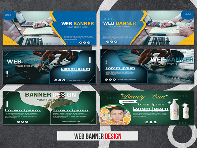 Banner Design/WEB Banner Design branding design graphic design illustrator typography ui web