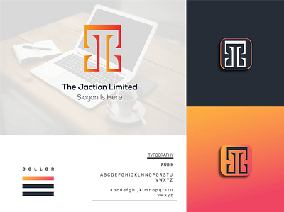 The Jaction Limited Logo branding design flat fregrance logo graphic design icon illustration illustrator logo minimal typography vector