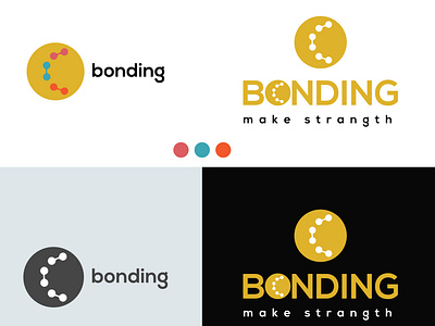 Bonding logo by Md Ahsanul Hasnat Rifat on Dribbble