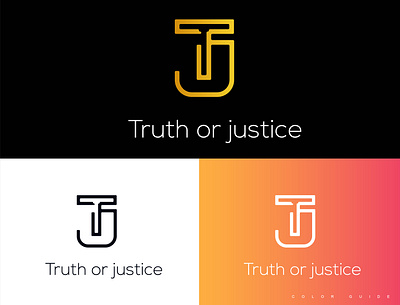 Truth or justice branding design flat graphic design icon illustration illustrator logo minimal vector