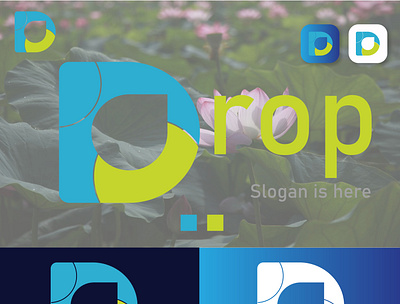 DROP LOGO branding design graphic design illustration illustrator logo typography vector