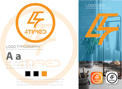 4 TIFIED LOGO branding design graphic design illustration illustrator logo typography vector