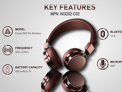 Head Phone Product Infography