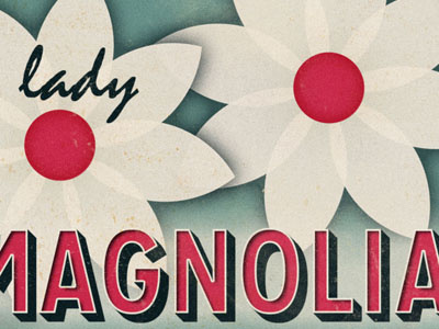 lady magnolia album cover flower mission gothic mixtape retro tsaw vintage