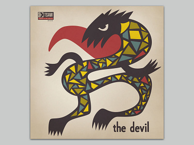 the devil (it's ok) album cover devil illustration mixtape tsaw
