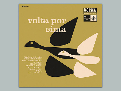 volta por cima album cover goose illustration mixtape tsaw vintage