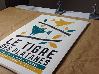 Tigre des platanes gigposter