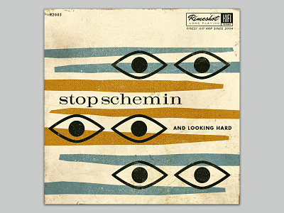 stop schemin illustration mixtape vintage