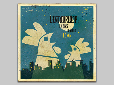 L'Entourloop - album cover album cover banzai lab record hip hop lp music record reggae vinyl
