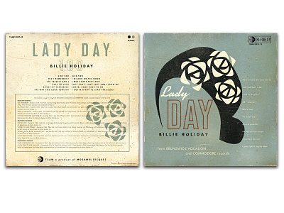Lady Day album cover gardenia jazz lady day lp mixtape record vintage