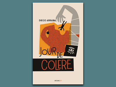 Jour de colère book book cover detective novel franco illustration spain