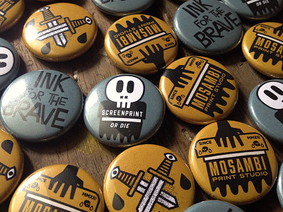 pin buttons