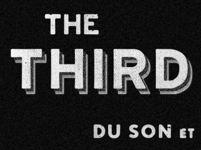 TTM exploration film noir movie title texture ttm typography