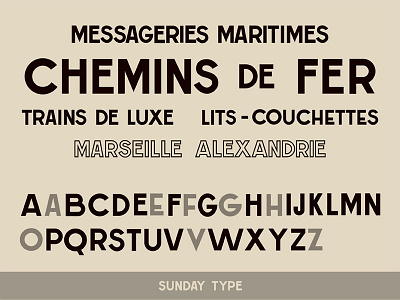 Messageries Maritimes Font font type typography vintage
