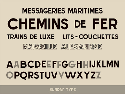 Messageries Maritimes Font