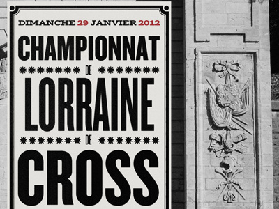 Championnat de Lorraine de Cross • Poster poster