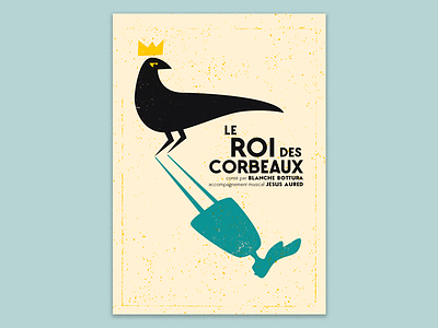 Le Roi des Corbeaux gascogny illustration poster tale